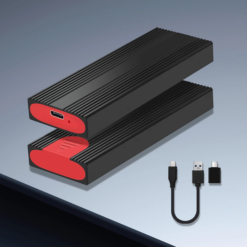 

M.2 NGFF NVME Hard Drive Enclosure 6/10Gbps External SSD Case USB3.2 Gen2 Type C for NVMe M Key/B+M Key NGFF SATA B Key/B+M Key