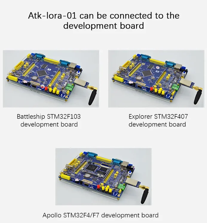 ATK-LORA-01 LORA Wireless TTL Serial Port Kommunikationsmodul SX1278 410-441 MHz Wireless-Modul 3000 Meter – Detail 14
