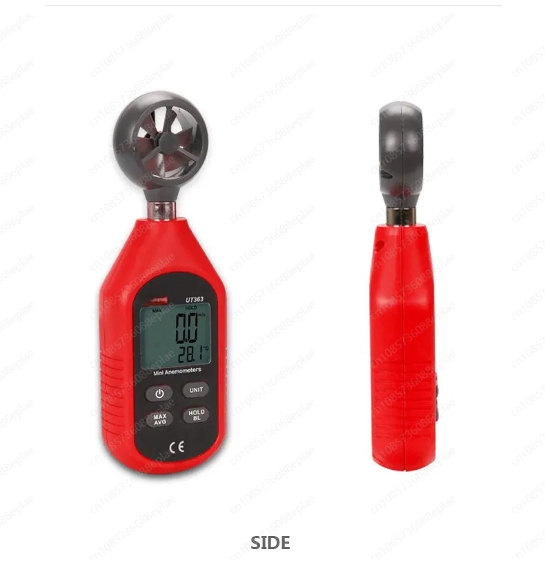 UT363 Handheld Anemometer Digital UT363BT Wind Speed Measurement Temperature Tester LCD Display Air Flow Speed Wind Meter