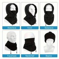 Winter Balaclava Face Mask, Windproof Thermal Hooded Scarf for Skiing Cycling Fishing, Cold Weather Sports Gear, Christmas Gift 6
