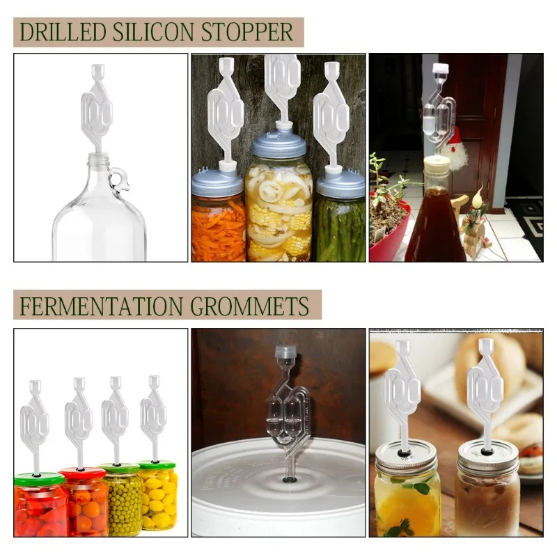 غرفة الضغط جروميت تخمير مكافحة تسرب حلقة لإحكام الإغلاق الغذاء الصف المنزل المشروب سيليكون ختم جروميت تخمير غطاء الحلقات