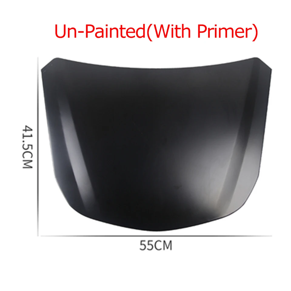 55cm Metal Car Hood Panel with Primer – Unpainted Bonnet Model for Spray Paint Testing, Ceramic Coating Demonstration MO-179E