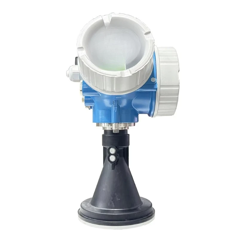 

Radar level transmitter level control sensor