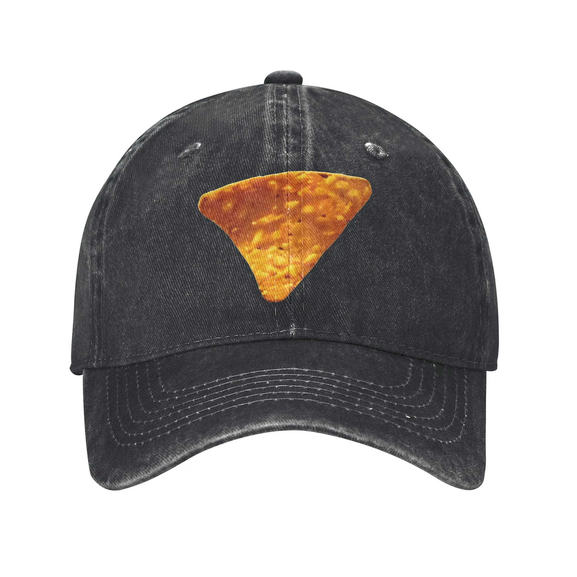 Dorito Tortilla Chip Baseball Cap  Casual Men Adult Washed Hip Hop Hats Adjustable Design Outdoor Sports Snapback Cap Birthday