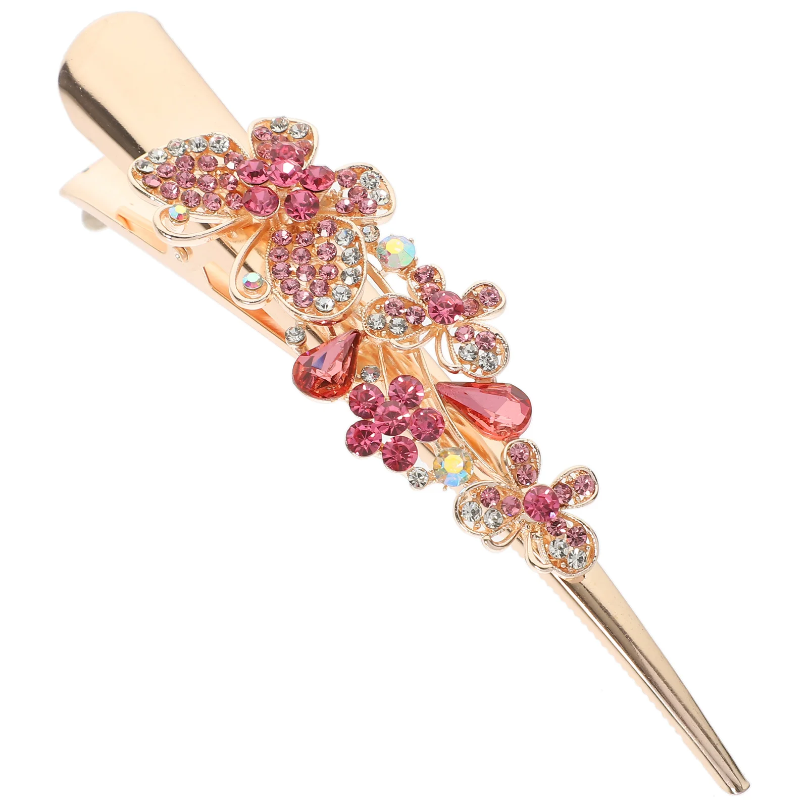 

Horn Clip Hair Accessory Large Diamond- Simple Hairpin with Pointed Mouth (purple) Beak Clips Buns Accessories