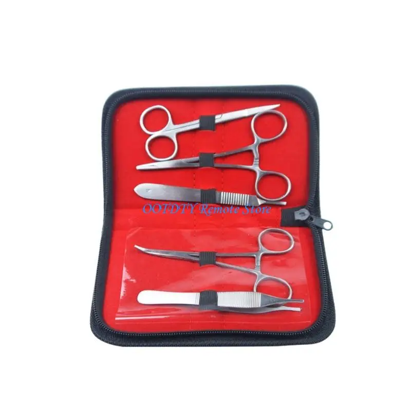 Professional Surgical Suture Training Set Includes 14 Wounds Realistic Silicone Skin Pad and Suture Practice Equipment