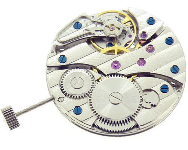 6497 Mechanical Movement 17 Jewels Hand Winding Watch Movement For Men's Watch Asia Wrist Watch 6497 Hand Winding movements