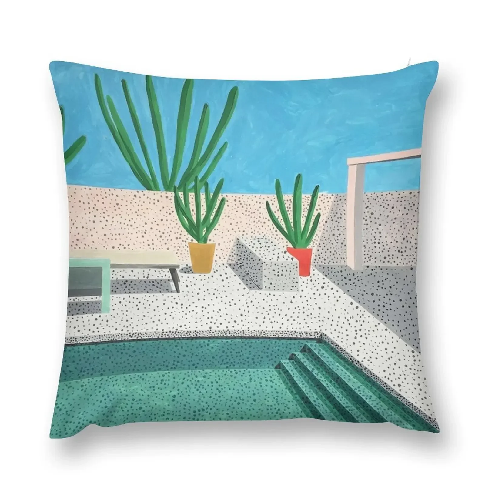 Original Paintings by David Hockney Throw Pillow Decorative pillowcase christmas pillowcases pillow