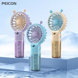 Fan Handheld Electric Mini Fan USB Rechargeable Portable Fan Outdoors Portable Handheld Misting Fan 4 Speed Wind Wireless Fan