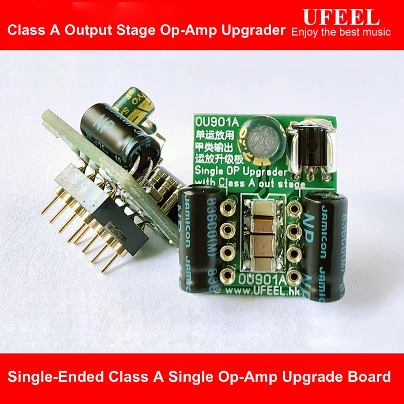 ​ ​ Scheda di aggiornamento op-amp pura classe A single-ended Adattatore per prese IC OU901A/OU902A Buffer audiophile HiFi Uscita a bassa impedenza