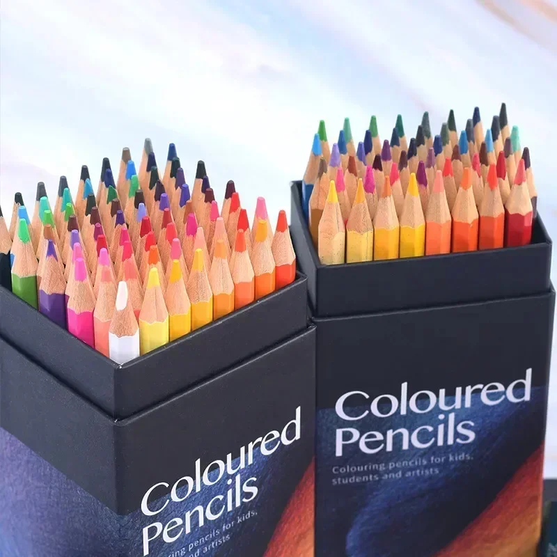 12/18/24/36/48/72 Colors Pencil Set Oily Color Painting Lead with Box Sketch Wood Pencils School Drawing Supply Student Gifts