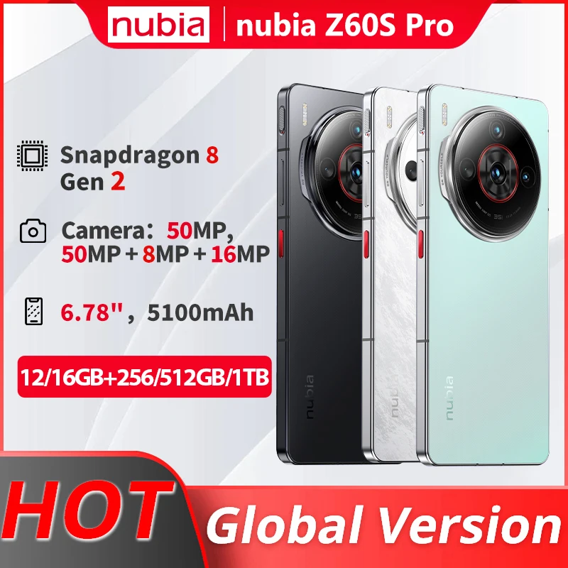 Global version Nubia Z60S Pro 6.78