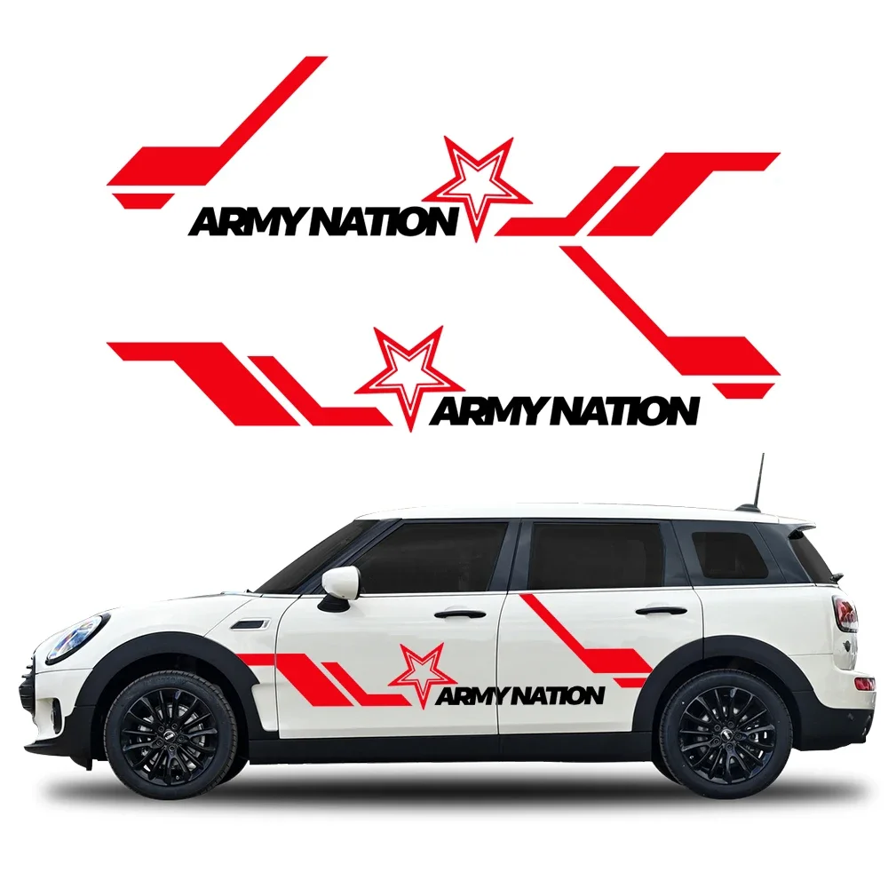

Боковая наклейка на кузов автомобиля для MINI John Cooper S, JCW, F55, F56, F57, R55, R56, R60, F60, отечественное армейское украшение, автомобильные аксессуары