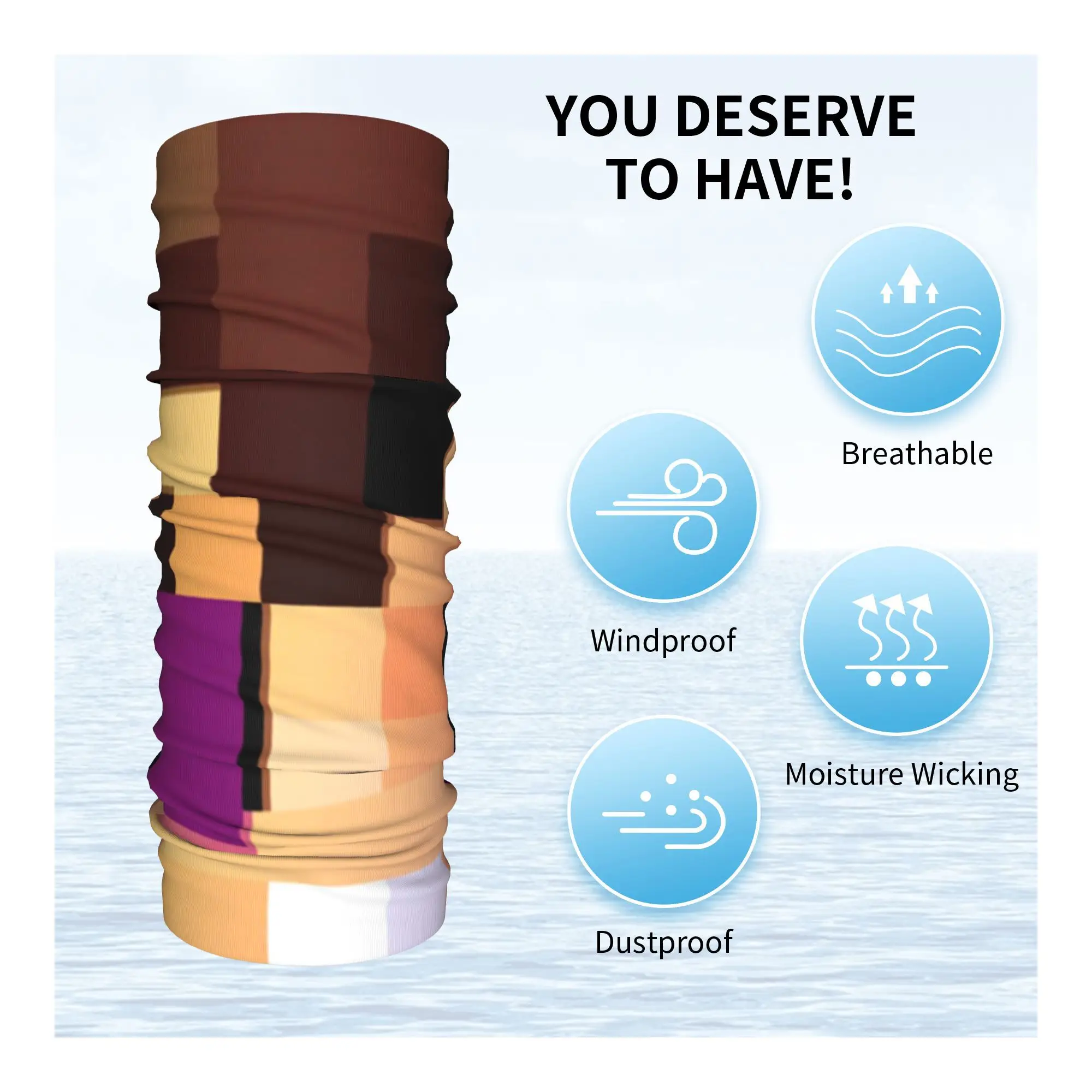 Vegetta Karmaland باندانا الرقبة الجراب المطبوعة وشاح سحري متعدد الاستخدام أغطية الرأس ركوب للرجال النساء الكبار الشتاء