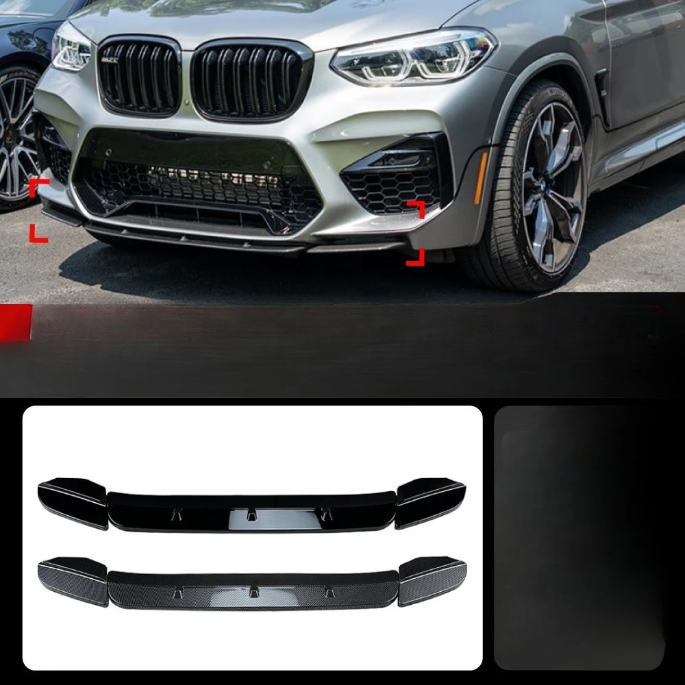 

Applicable To 2019-2021 BMW Bmw X3m X4m F97 F98 Front Shovel Front Lip Angle Surround ModificationCar Modification Parts