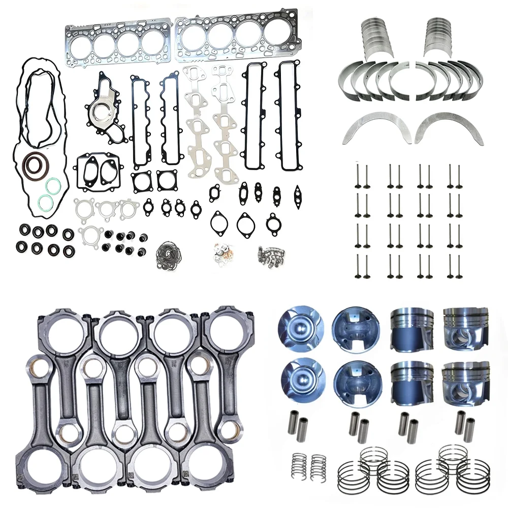 Engine Rebuilding Kits For TOYOTA LAND CRUISER TLC200 LEXUS LX VDJ76 VDJ78 VDJ78R VDJ200 4.5L 4.5 L T V8 Diesel 07-15 1VD-FTV