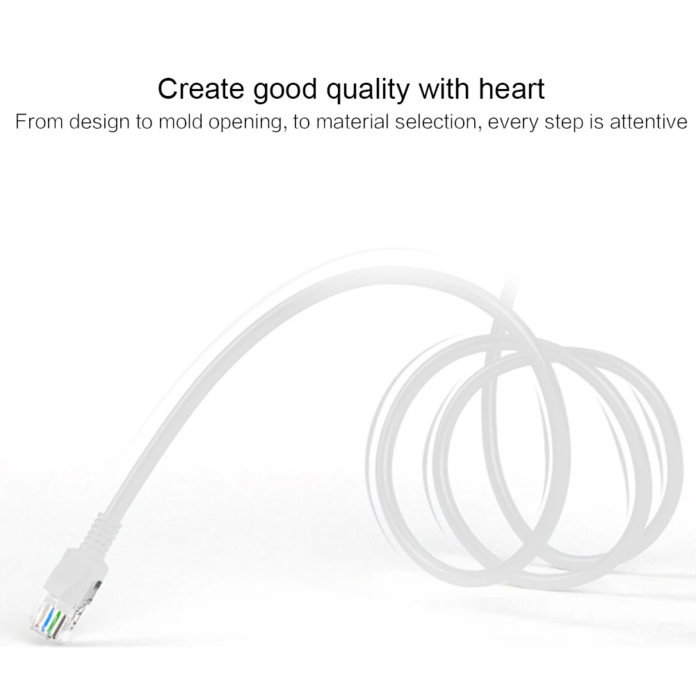 1/2/3/5/10M CAT-5E RJ45 Ethernet LAN Network Cable With Standard RJ45 Network Cable Interface For Computers And Switches