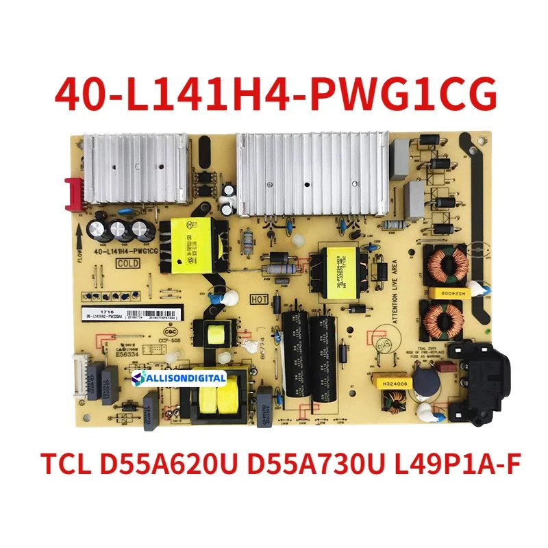 Original 100% Test Working for TCL  L55C2 49P3 D55A620U 49A950C L55E5800A-UD Power Board 40-L141H4-PWG1CG