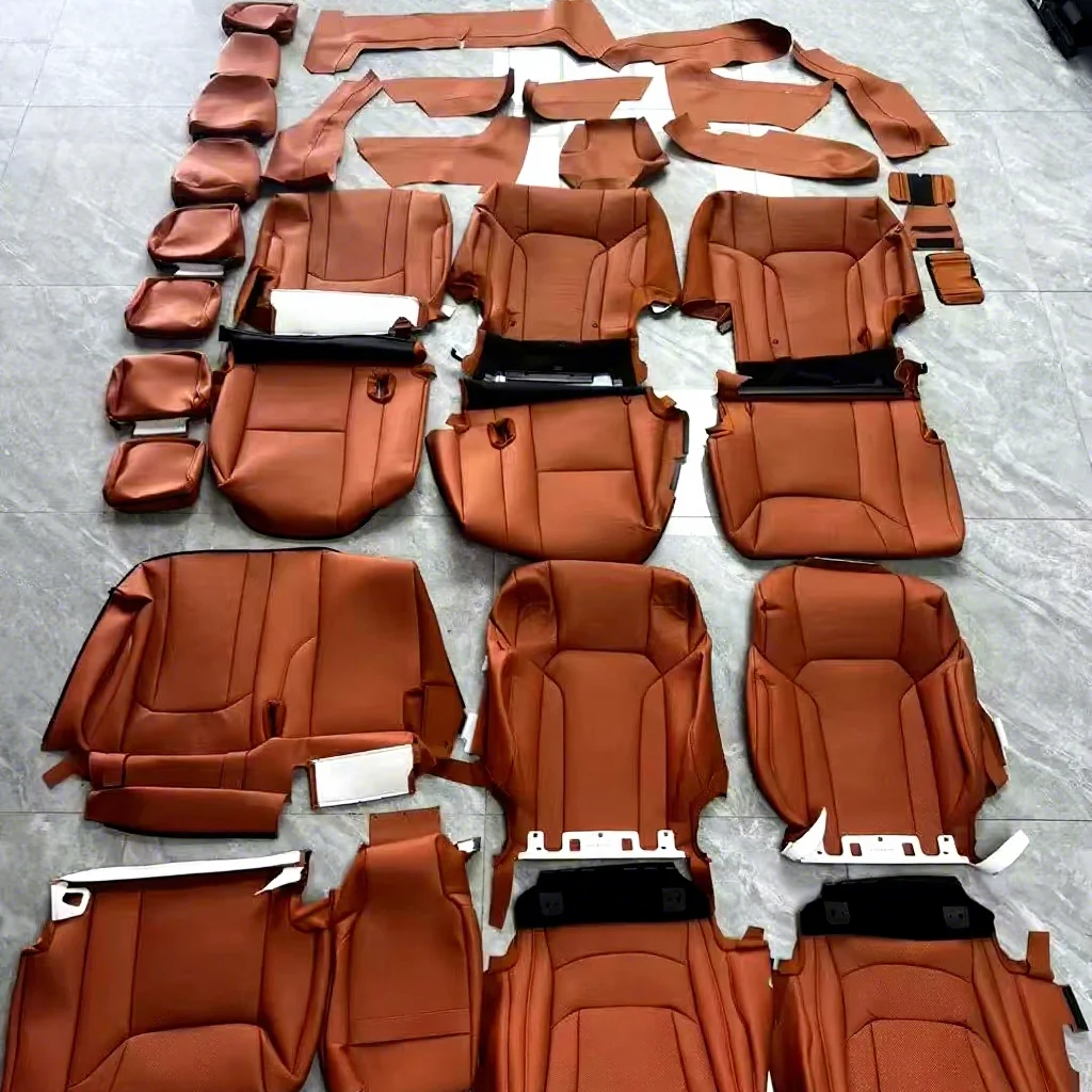 Color Customized Comfortable Leather Car Seat Cover and Interior Upgrade Kit, Suitable for Various Car Models