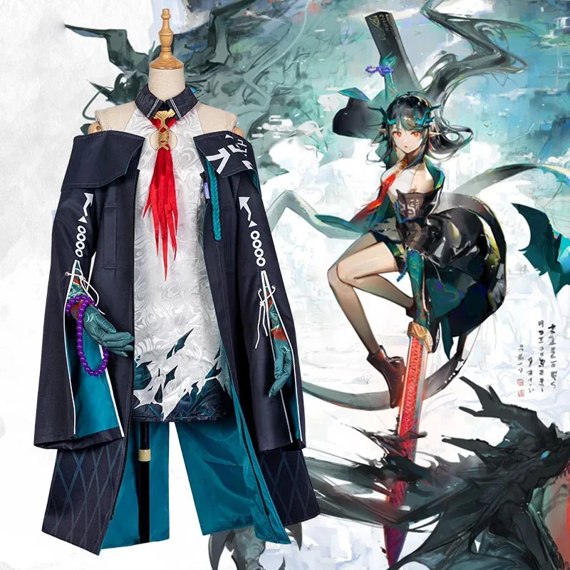 

Game Cosplay Arknights Dusk Costume Carnival Halloween Costumes Women Dress Arknights Dusk Costume Outfit Full Set Suit Gifts