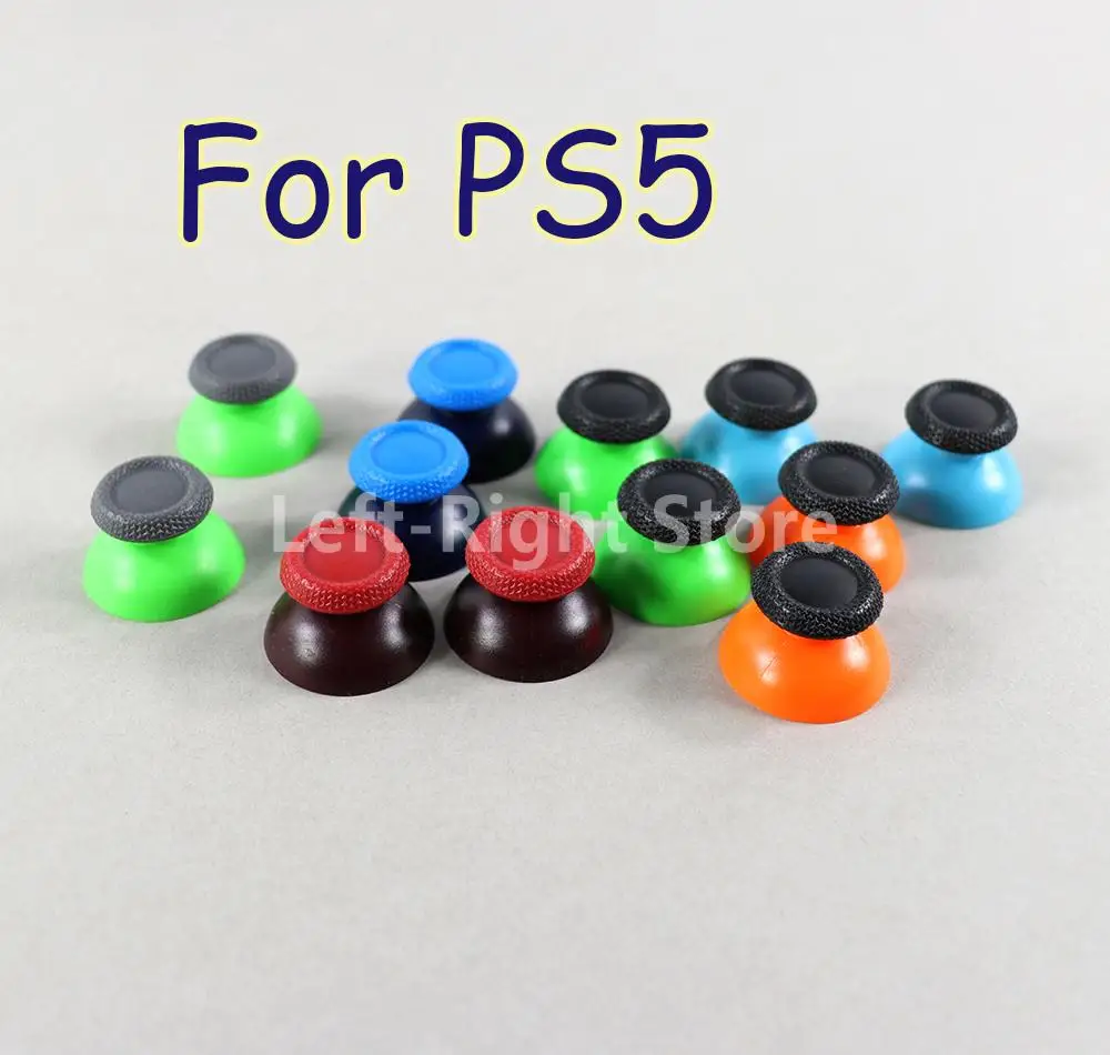 500pcs Plastic Replacement Thumb Stick Joystick Caps Grips Covers For PlayStation 5 PS5 Controller Gamepads Accessories