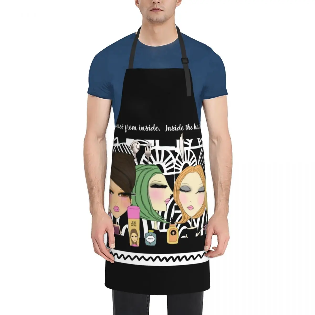 

Hair Salon Art Apron Kitchens Woman Women's christmas Things For Home And Kitchen Apron