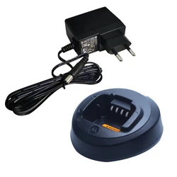 Cargador de batería de escritorio para Motorola, Radio PMLN5228A, CP185, EP350, CP476, CP477, CP1200, CP1300, CP1660, CP1668, P140, P145, P160