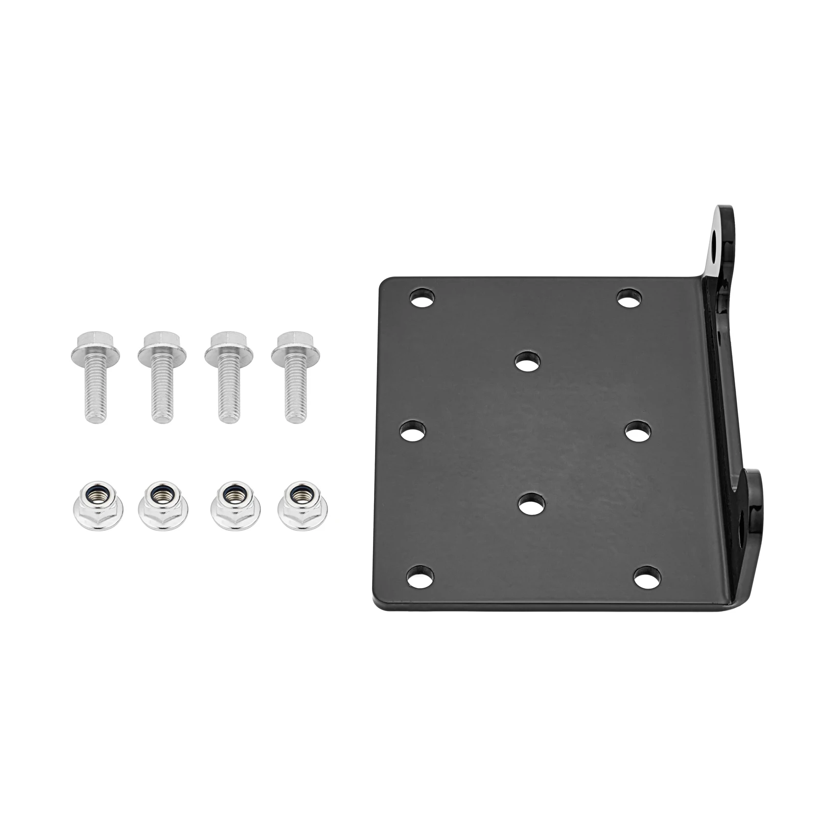 UTV Accessories Front Bumper Winch Mount Plate Kit Steel For 2019+ Kawasaki Mule Pro MX KAF700ANFNL