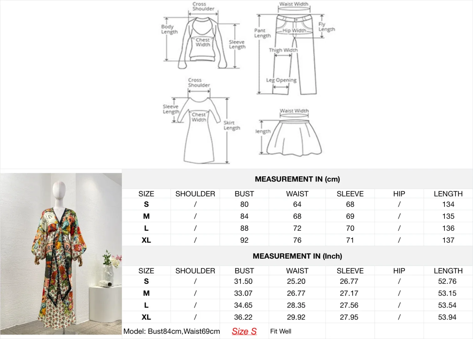 Seda pura cor misturada 2025 nova alta qualidade feminina férias floral impressão completa lanterna manga midi vestido sereia