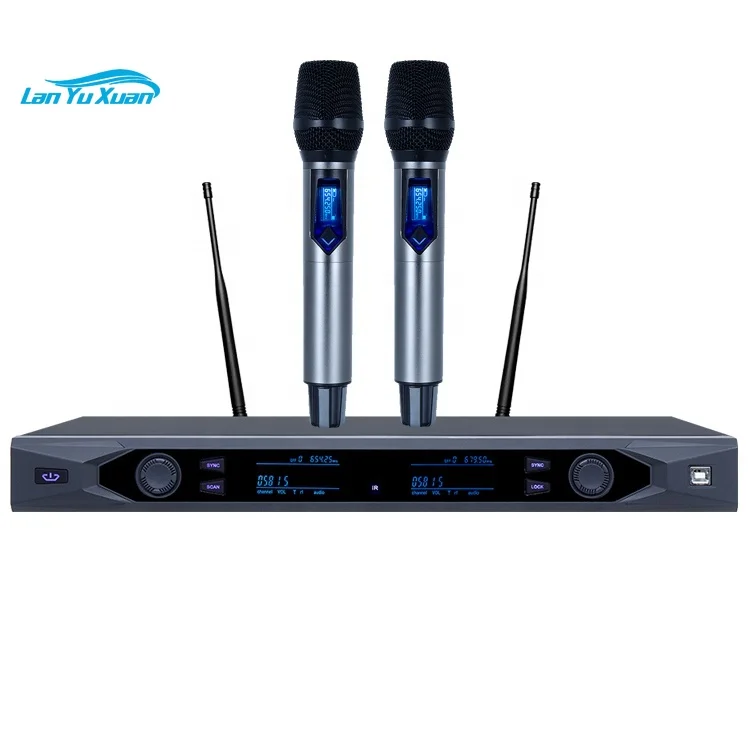 

W-300DSP Digital Circuit Professional Wireless Microphone Cordless Mic System