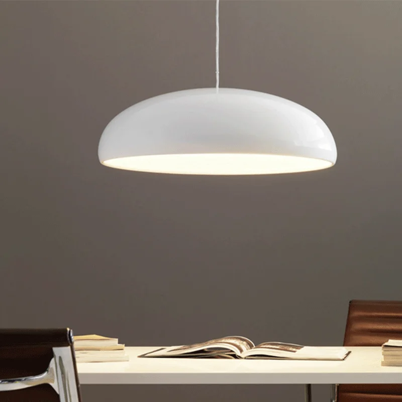 Średniowieczna makaronik restauracja wisząca lampa Bauhaus Retro Nordic lampa studyjna pojedynczy klosz kawiarnia stół Bar sufitowy Lighti