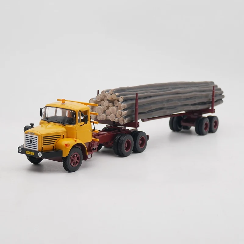 

Diecast Ixo 1:43 Scale Berliet TBH 280 Berliet Trailer Wood Transporter Alloy Car Model Collectible Toy Gift Souvenir Display
