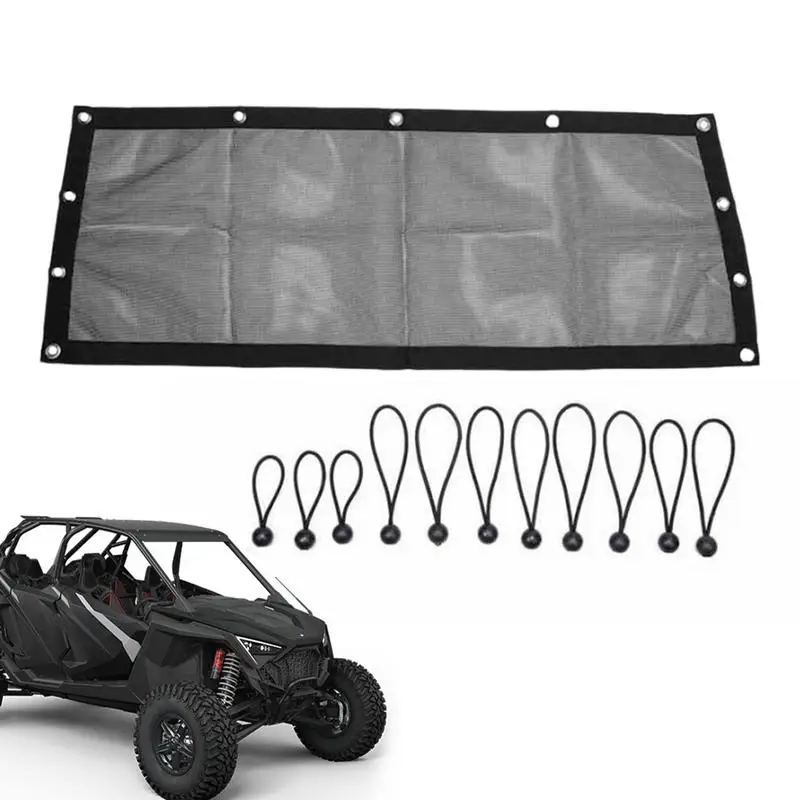 Car Sun Shade Top Sun Shade Sunblock Top Efficient Heat Insulation Mesh Block UV Rays Mesh Car Mesh Sun Shade For Car