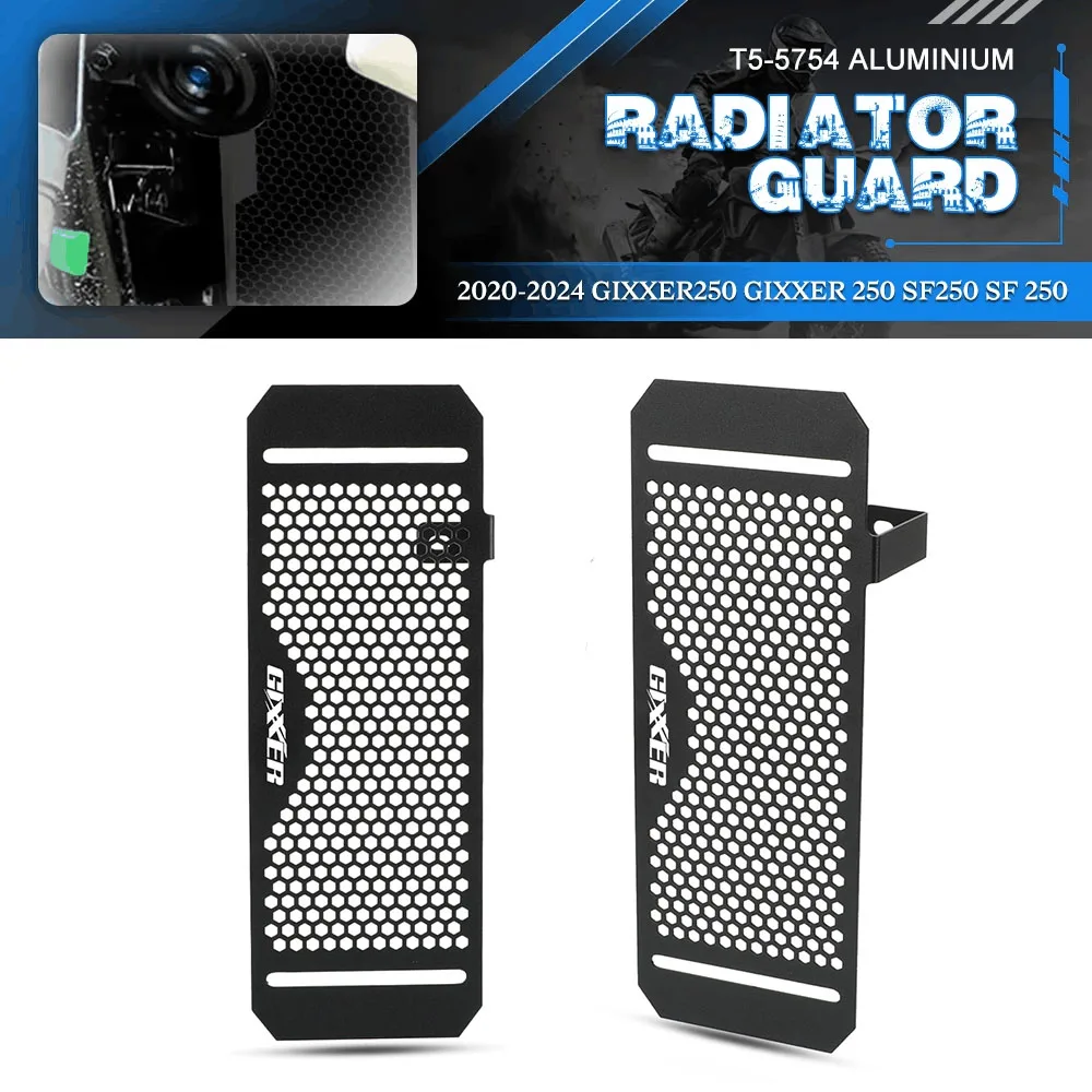 

FOR Suzuki Gixxer 250 SF250 SF 250 2020 2021 2022 2023 Motorcycle Accessories Radiator Guard Cover Engine Skid Plate Cover set