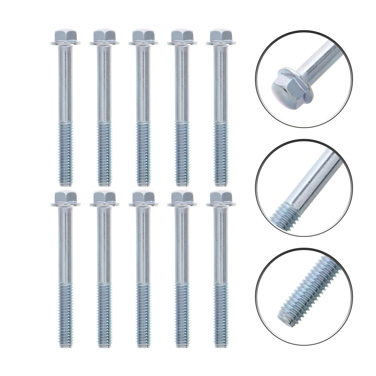 

20 шт. болтов для крепления двигателя мотоцикла, высокопрочные, устойчивые к окислению, ремонтный комплект крепежных элементов