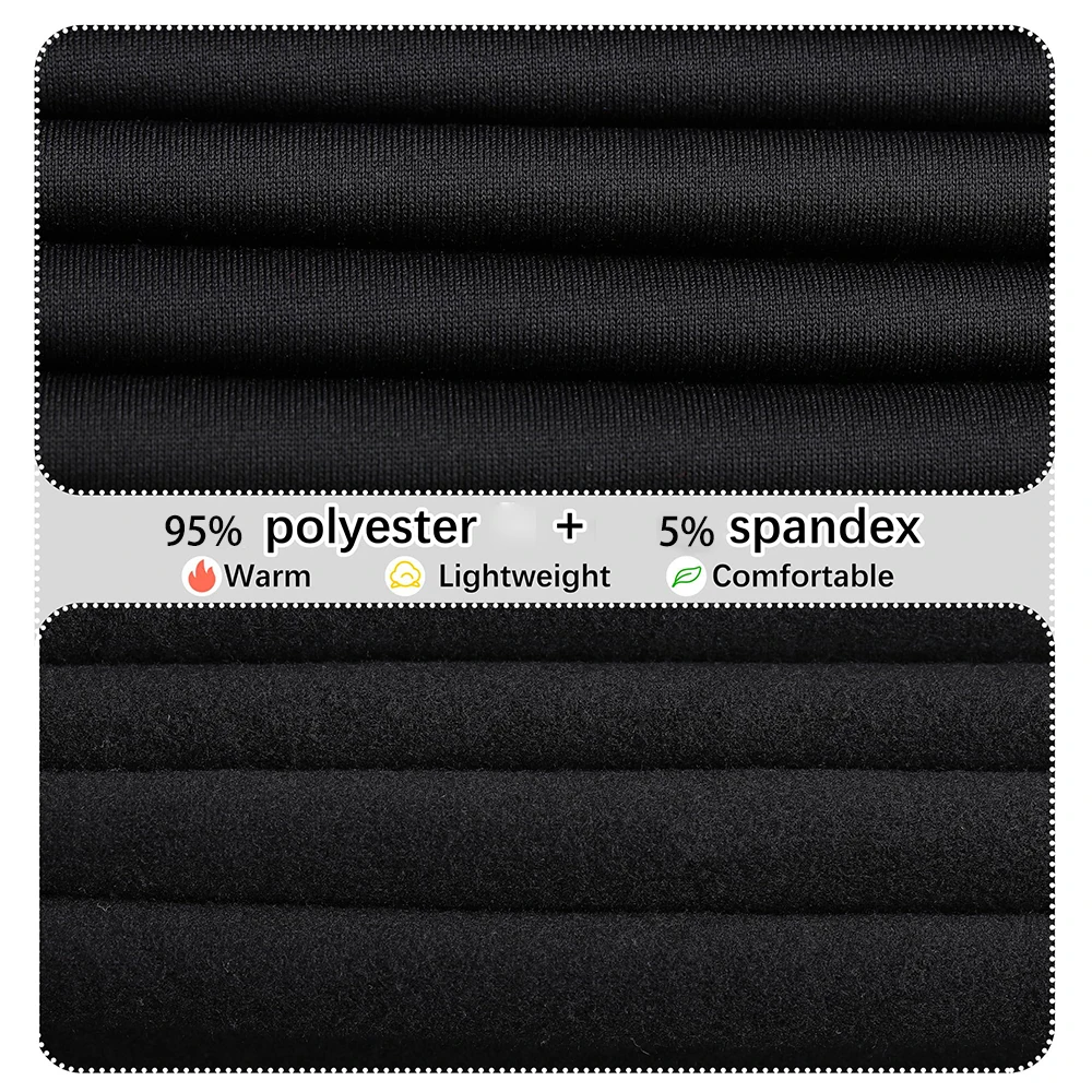 طقم ملابس داخلية حرارية للرجال مبطن بالصوف، طبقة أساسية طويلة دافئة من Johns، الجزء العلوي من الأسفل لتدفئة الطقس البارد والشتاء ​