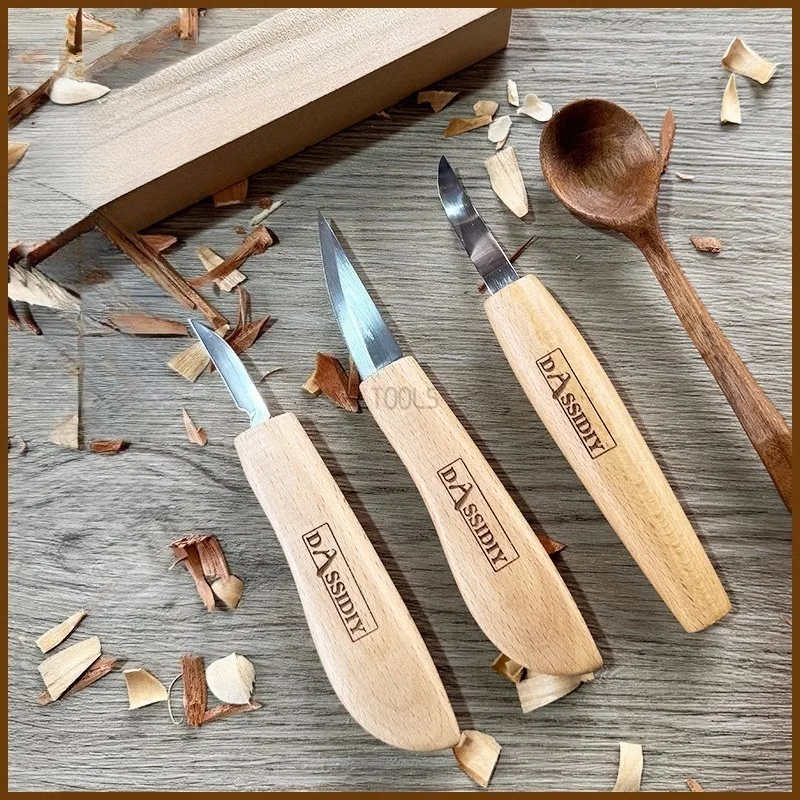 

Ложка для копания, нож для резьбы, специализированный инструмент для столярных работ, обрезка тонких краев, буковая древесина, ручная резьба по дереву с ручкой