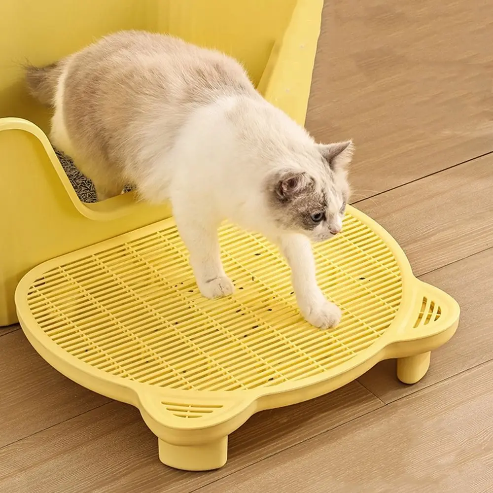 Anti Slip Double Layered Litter Trapper Anti-take-out Anti-splash Litter Filter Mat Detachable Cat Litter Box Mats Lavatory