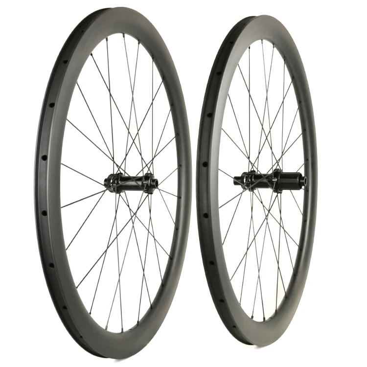 

Carbon Wheels Road Bike Wheelset Disc 45mm Clincher Bicycle Wheels 25mm Width Carbon 700c Wheelset