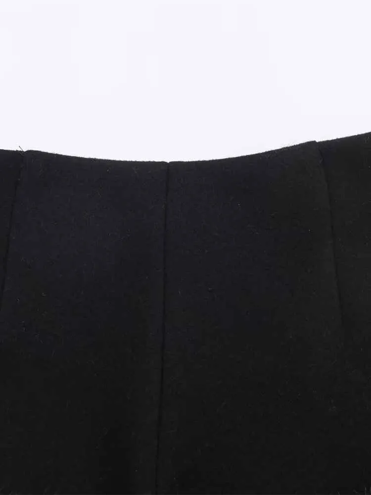 새로운 유럽과 미국 스타일의 여성 패션 트렌디하고 우아한 심플 슬리밍 프레이드 스트레이트 레그 캐주얼 반바지