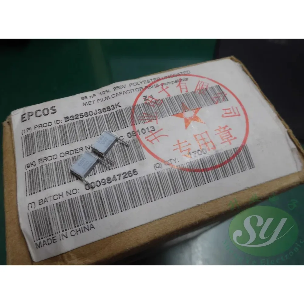 

10PCS EPCOS 0.068uf/250v 68nf 683 New 7.5mm Layer Cake Capacitor B32560J3683K