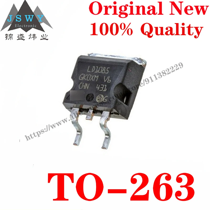 

10~100 PCS LD1085D2T-R TO-263 Semiconductor Power Management Low Dropout Regulator IC Chip the for module arduino Free Shipping