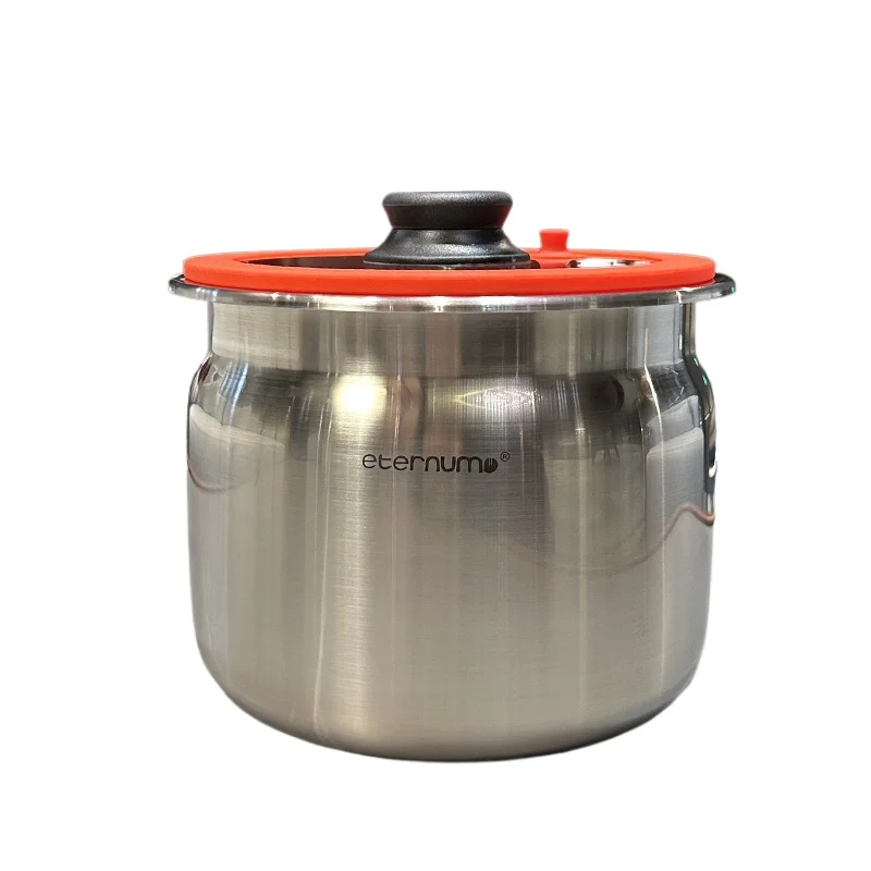 

Food Grade 18/10 Stainless Steel Sealed Bucket Rice Moisture-proof Insect-proof StorageKitchen Storage Bucket cereal dispenser
