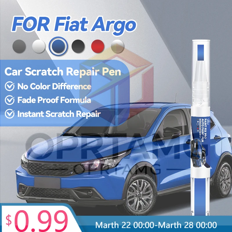 

Car Accessories Tool For FIAT ARGO Paint Repair Pen Touch Up Scratch Remover DIY Auto Accessories Blue Nardo Grey Nero Vulcan
