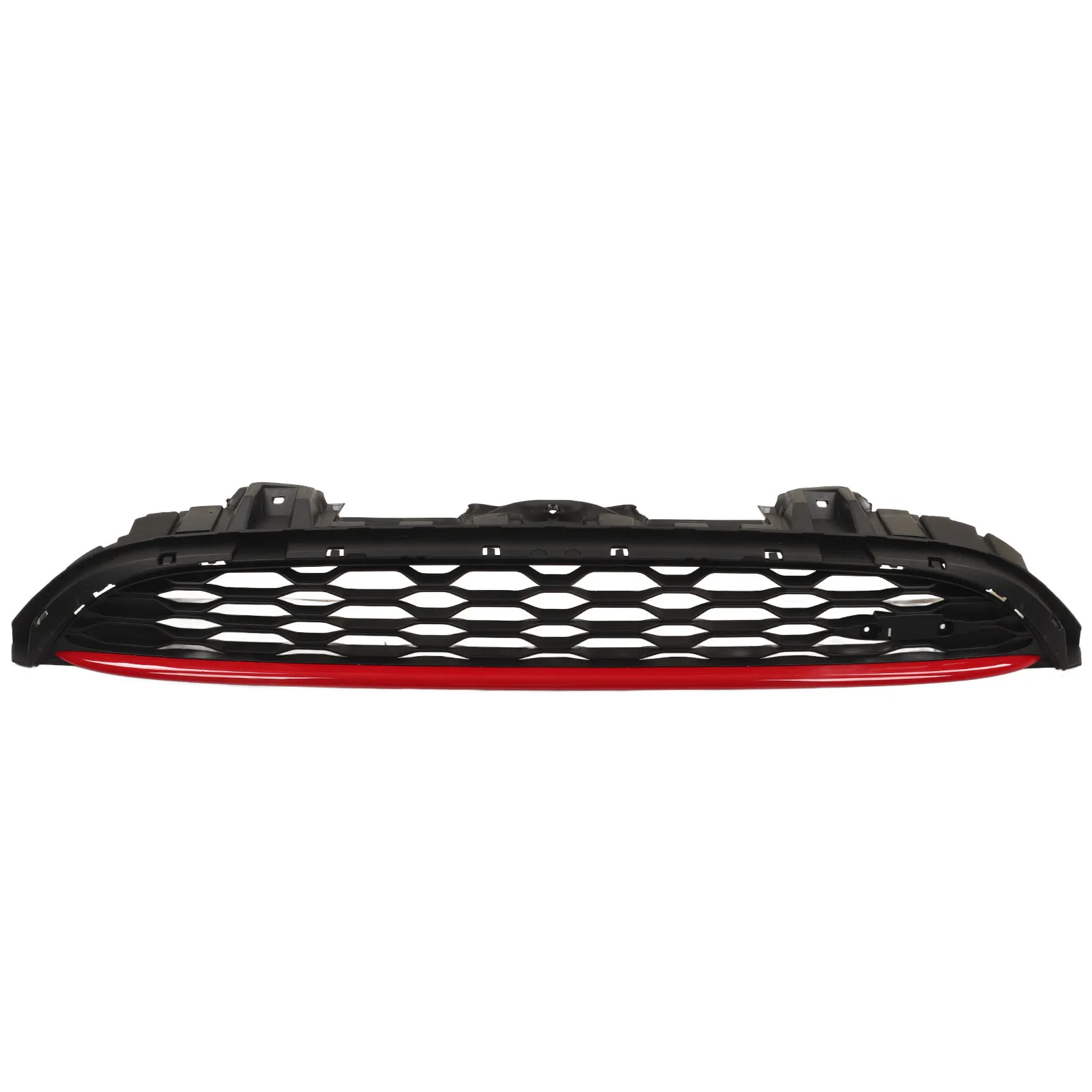 

Front Bumper Bonnet Grille Grill Red Stripe Hood Grille 51137393456 for BMW Mini Cooper F55 F56 F57 S JCW 2014‑2021
