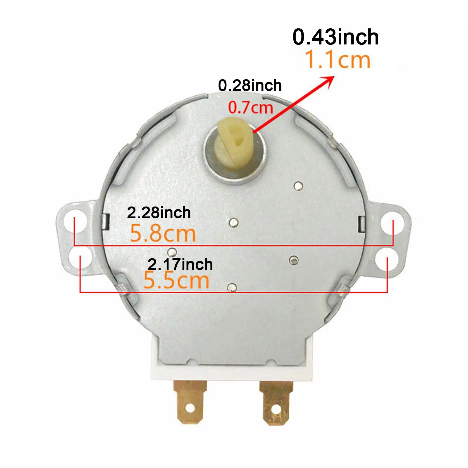 Universal Microwave Oven Turntable Motor Replacement Durable Metal Synchronous Motor for Kitchen Appliance Fix Universal Microwave Oven Turntable Motor Replacement Durable Metal Synchronous Motor for Kitchen Appliance Fix