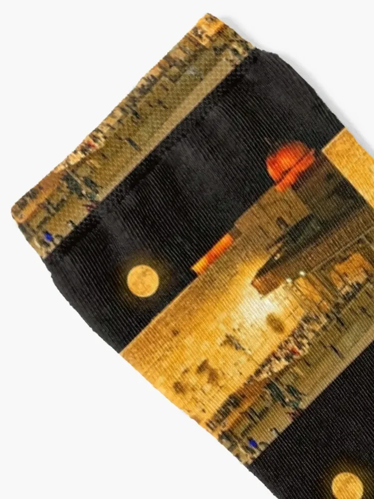 The Wailing Wall (Western Wall) in the Moonlight Socks cool short Male Socks Women's