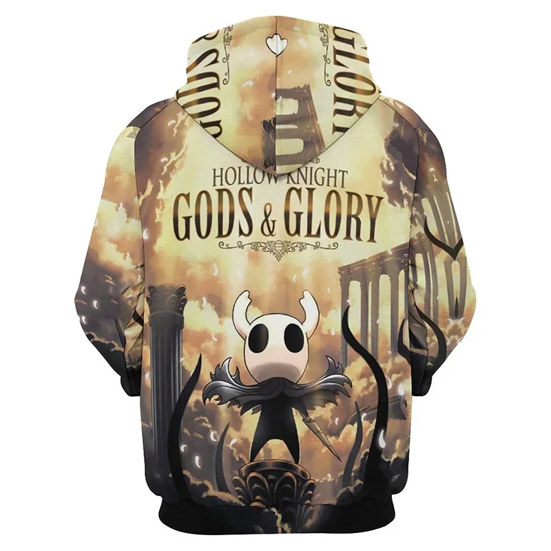 

Hollow Knight Hoodie Autumn Winter Men's Sweatshirt 3D Printing Game Pattern Men's Clothing Fashion Pullover New Men's Wear