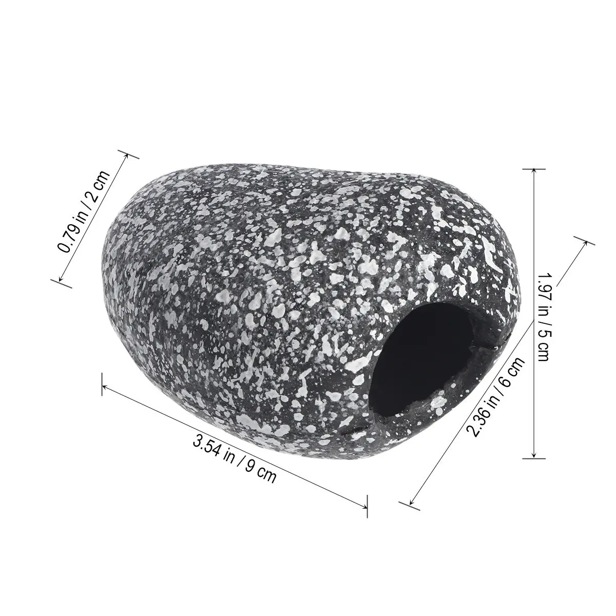 Aquarium Fish Tank Stone Decoration Natural Looking Cave Rock Ornament for Fish Hiding Place Enhances Visual Appeal Safe Non