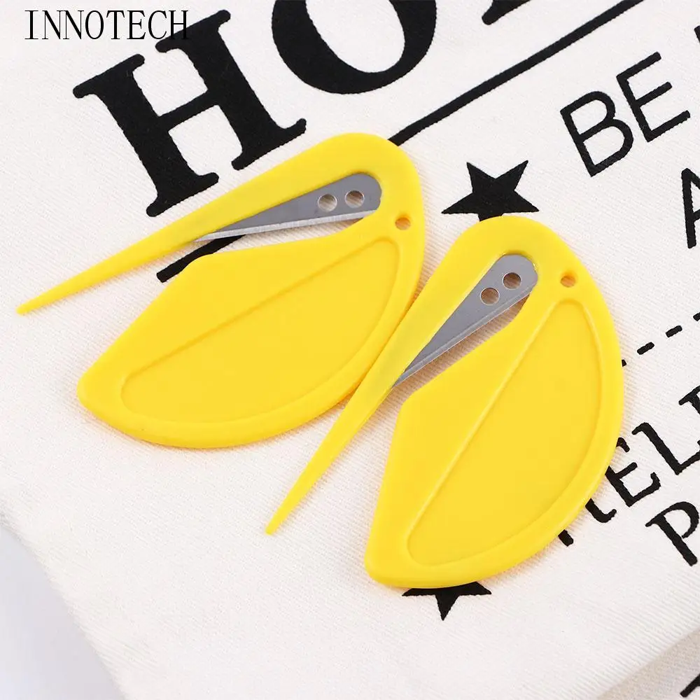 Plastic 2pcs/set Mail Envelope Office School Supplies Letter Opener Cutting Supplies Envelope Opener Safety Papers Cutter
